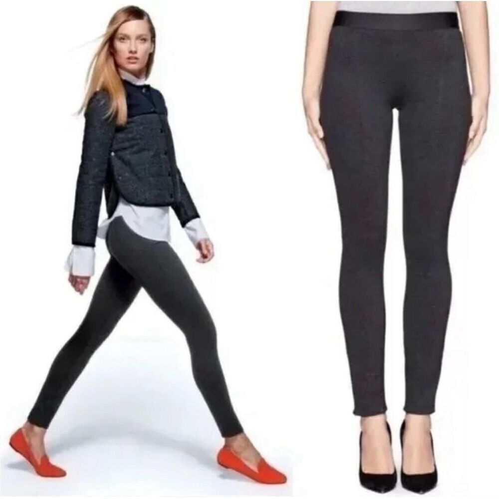 J. Crew Gray All Day Back Zip Heavy Ponte Knit Pants sz S NWT